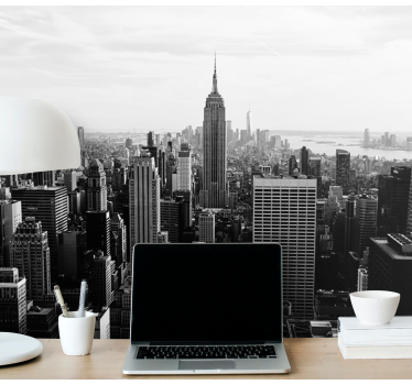 Empire State Building View new york wall mural - TenStickers