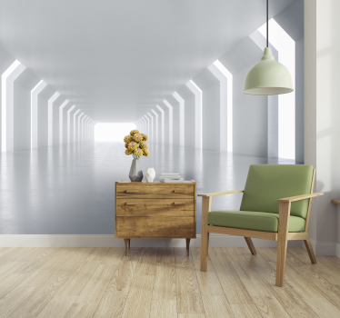 Into the light 3D Mural Wallpaper - TenStickers