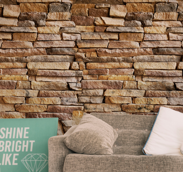Organic Rock Surface stone wall mural - TenStickers