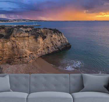 Sunset in Lagos sea wall mural - TenStickers