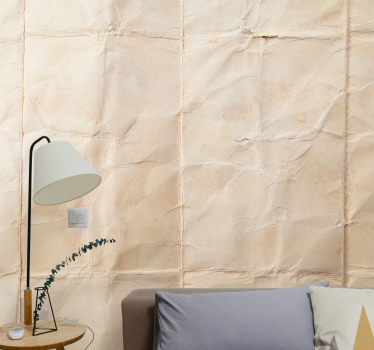 Texture wall mural crinkled paper finish - TenStickers