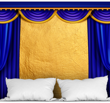 Texture wall mural golden textured panels - TenStickers