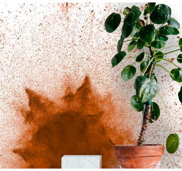 Texture wall mural sunburst design - TenStickers