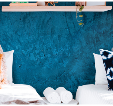 Texture wall mural textured aqua surface - TenStickers