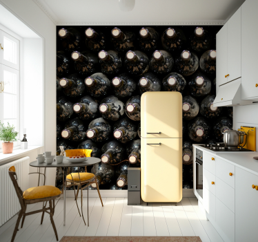 Winery bottle photo vintage  wall mural - TenStickers