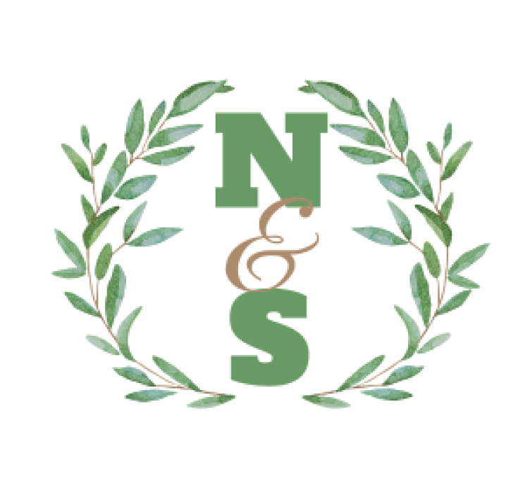 Personalizable coasters initials in leaf wreath - TenStickers