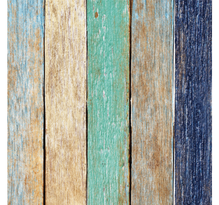 Coasters weathered wood planks - TenStickers