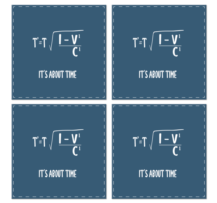 It's about time geek coasters - TenStickers