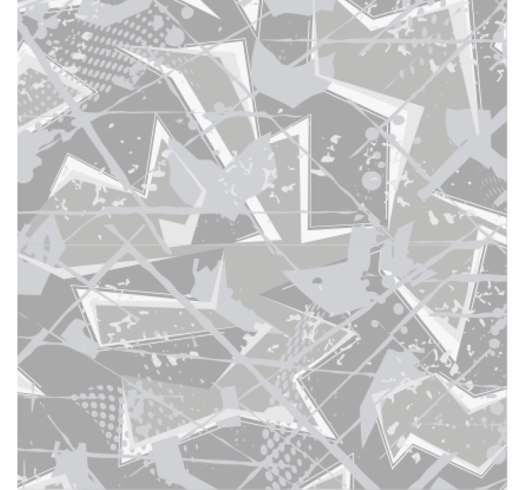 Gray 80's fine graphics vintage coaster - TenStickers