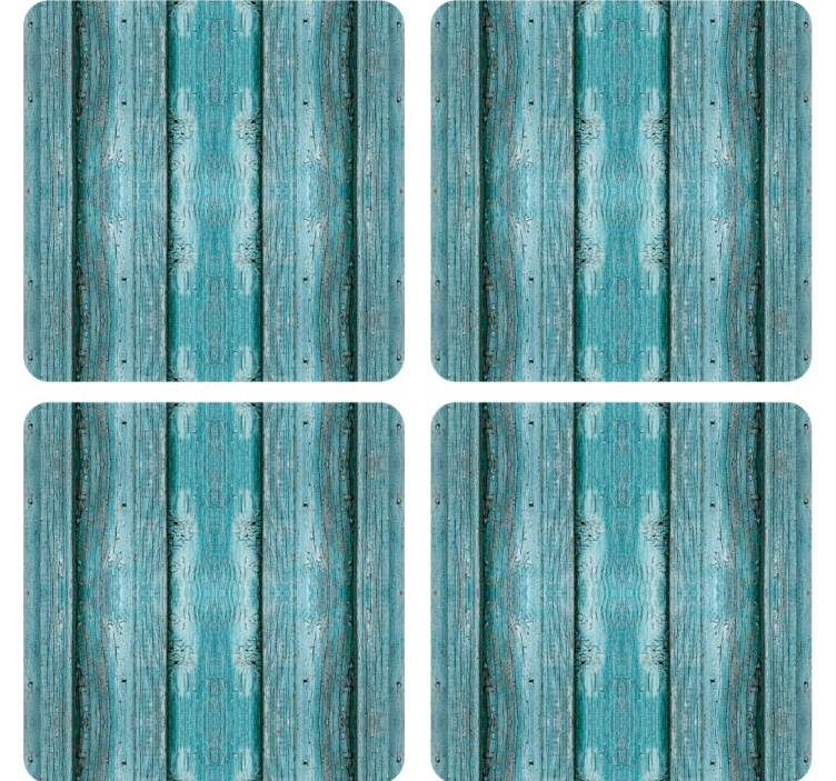 Textured plank surface coasters - TenStickers