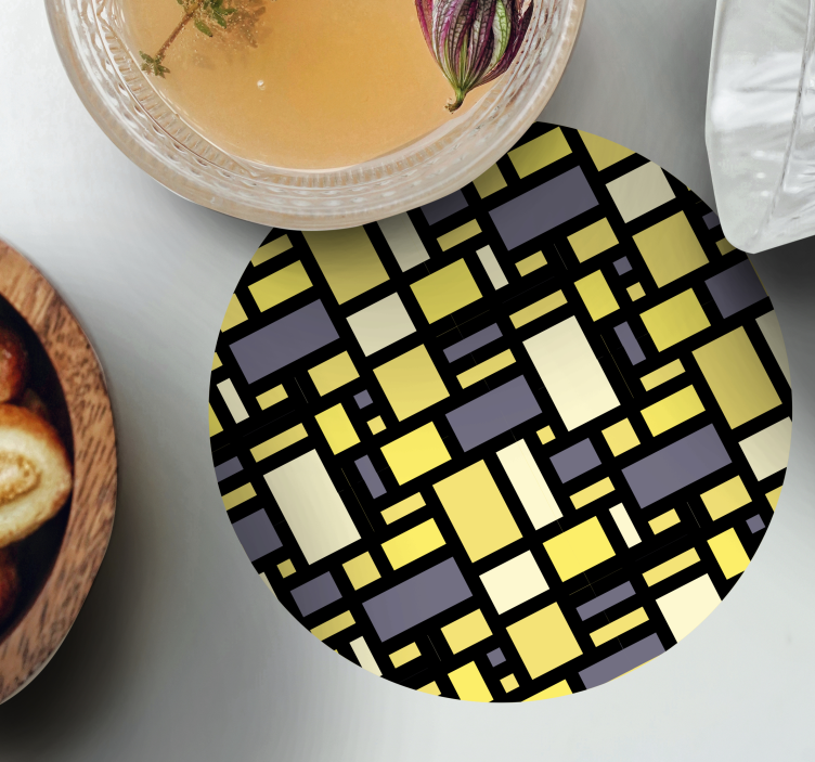 Retro pantone vintage coaster - TenStickers