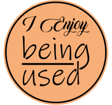 Text coasters enjoy being used - TenStickers