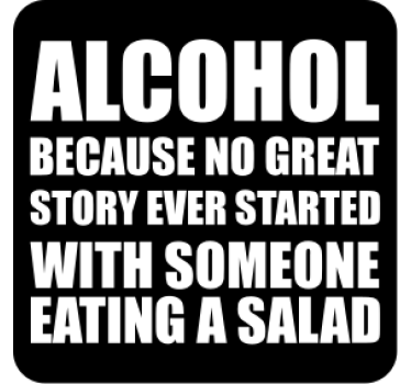 Sentence alcohol because no story coaster sayings coasters - TenStickers