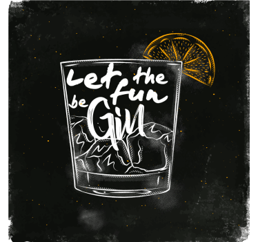Let the fun begin sayings coasters - TenStickers