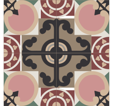 Toledo tiles tile coaster - TenStickers
