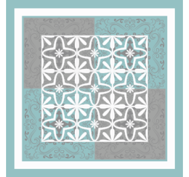 Florence style tile coaster - TenStickers