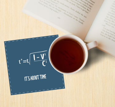 It's about time geeky coasters - TenStickers
