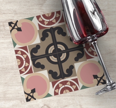 Toledo tiles tile coaster - TenStickers