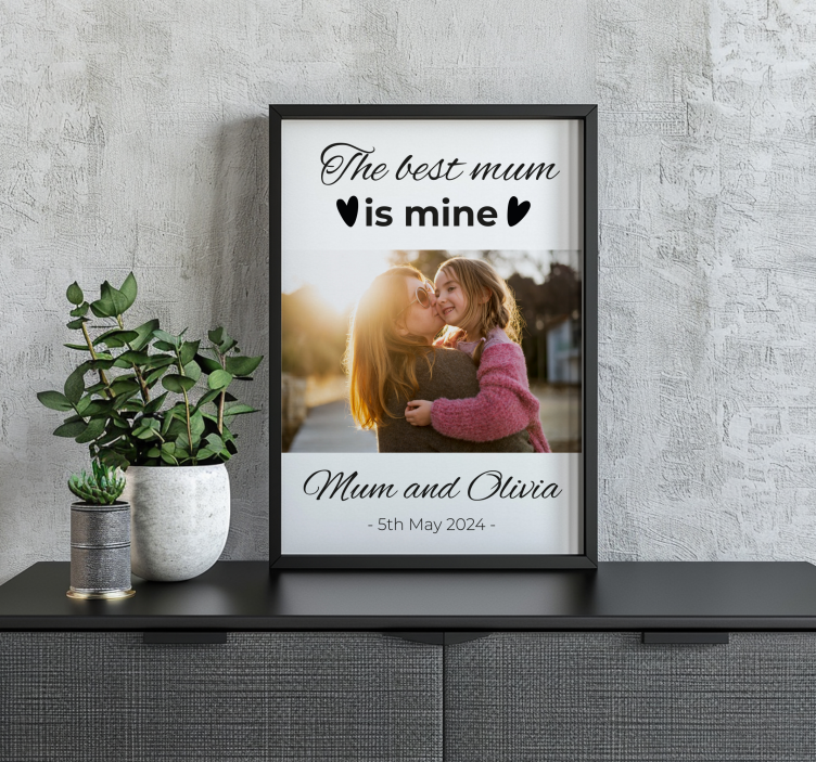 The best mum living room poster - TenStickers