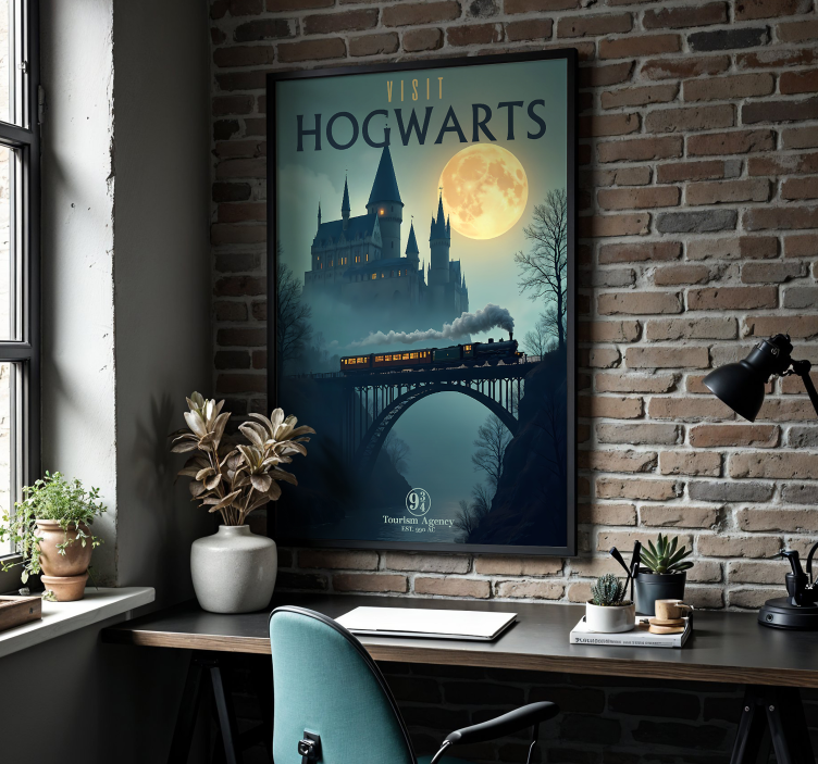 Visit Hogwarts poster for teenager - TenStickers