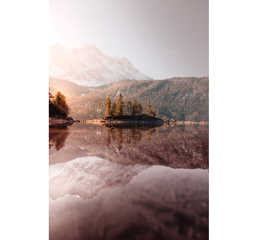 Nordic mountains photo realistic poster - TenStickers