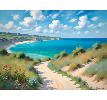 Beautiful sea view landscape poster - TenStickers