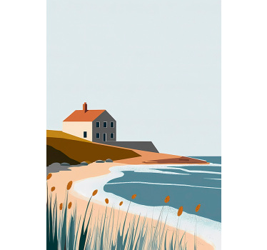 Quiet life artistic drawing poster - TenStickers