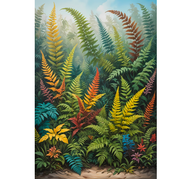 Weird Jungle  artistic drawing poster - TenStickers