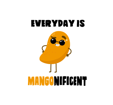 Kitchen poster with a funny mango quote - TenStickers