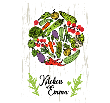 Kitchen poster fresh vegetables in the kitchen - TenStickers