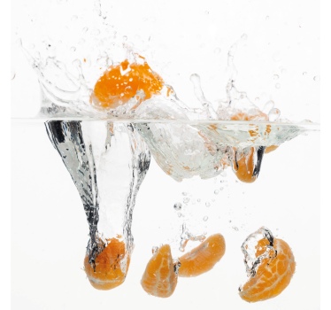 Kitchen poster fruits in water - TenStickers