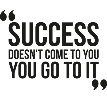 Office poster of successful great design - TenStickers