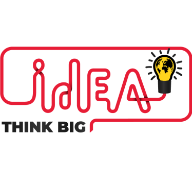 Office poster think big light bulb - TenStickers