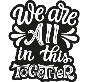 Office poster united we stand - TenStickers