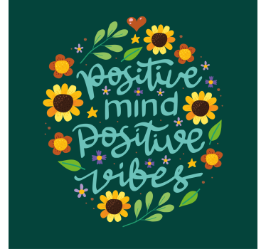 Poster for teenager with colorful motivational quote - TenStickers
