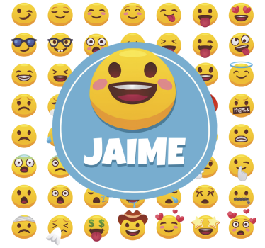 Poster for teenager with personalized emojis - TenStickers