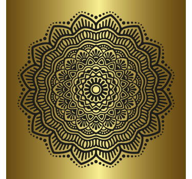 Living room poster mandala art print - TenStickers