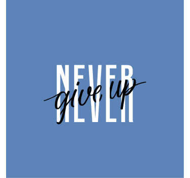 Living room poster keep pushing forward - TenStickers