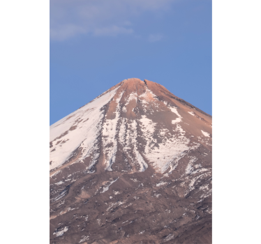 Living room poster mount teide artwork - TenStickers