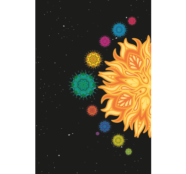 Poster for teenager solar system mandalas - TenStickers