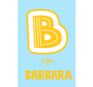 Poster for teenager with name personalization - TenStickers