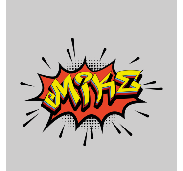 Poster for teenager in comic lettering style - TenStickers