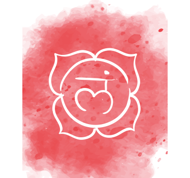 Zen poster of the beautiful root chakra symbol - TenStickers