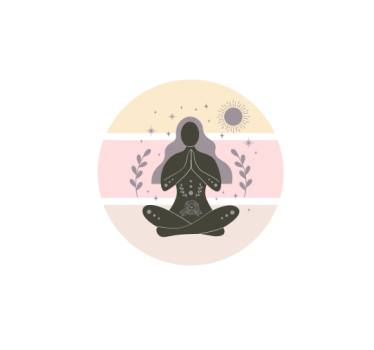 Sports poster of beautiful yoga poses in circle - TenStickers