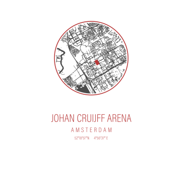 Sports poster amsterdam arena - TenStickers