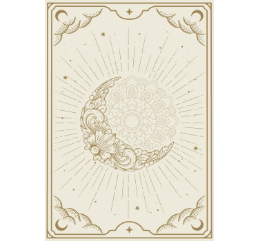 Moon Mandala Wall Posters - TenStickers