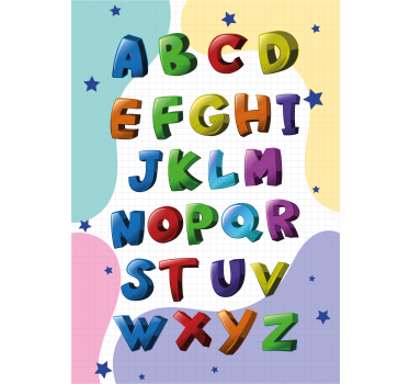 Alphabet poster - TenStickers