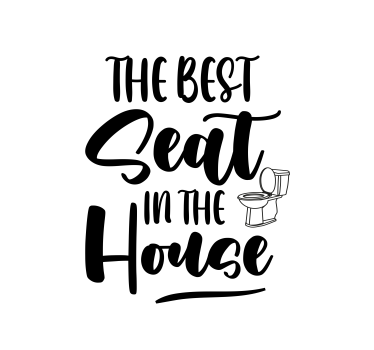 the best seat toilet poster - TenStickers