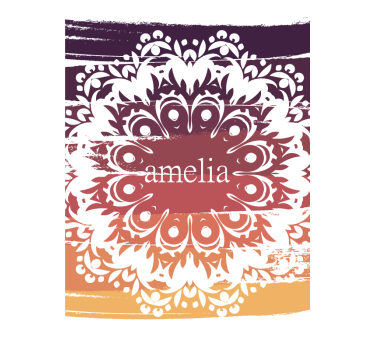 Mandala Name personalise poster - TenStickers