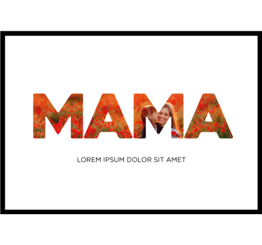 Mom, I love you. living room poster - TenStickers